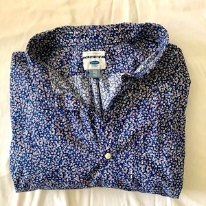 Floral Button Down Shirt - XXL - Old Navy